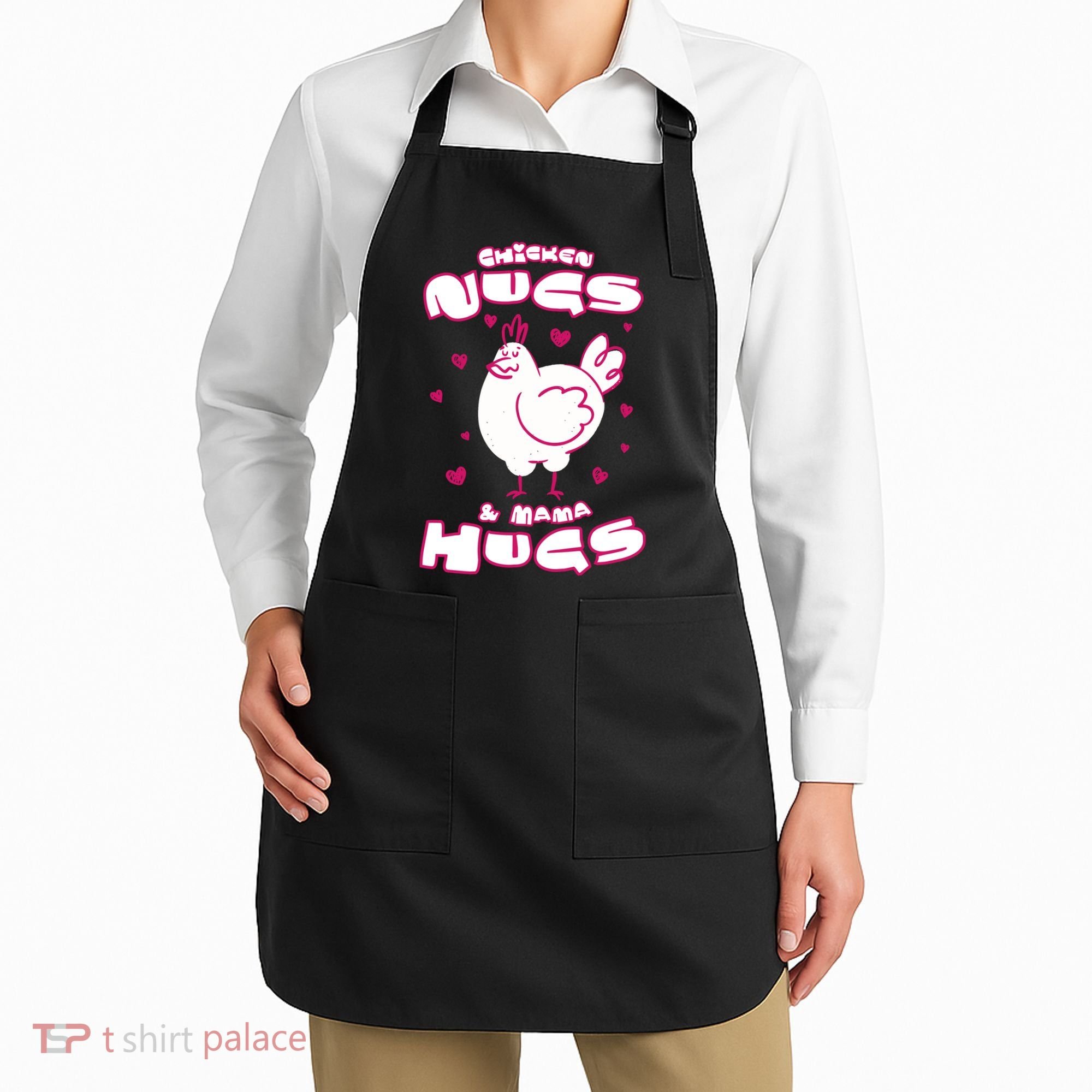 Chicken Nugs And Mama Hugs Apron