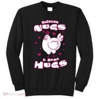 Chicken Nugs And Mama Hugs Sweatshirt thumb 0