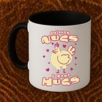 Chicken Nugs And Mama Hugs Coffee Mug thumb 2