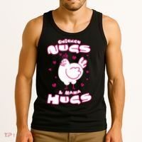 Chicken Nugs And Mama Hugs Tank Top thumb 3