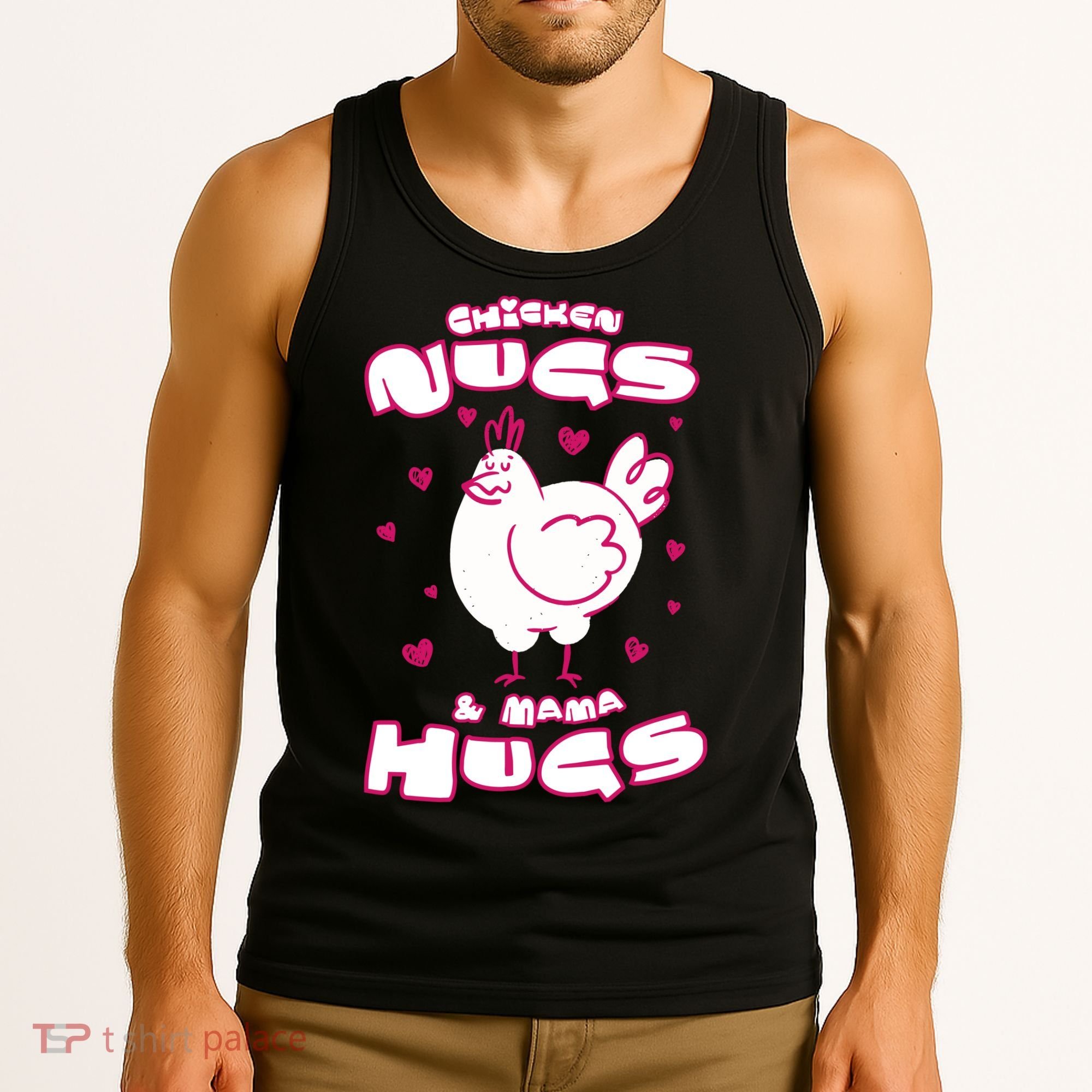 Chicken Nugs And Mama Hugs Tank Top
