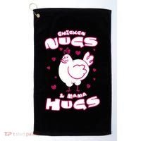 Chicken Nugs And Mama Hugs Golf Towel thumb 0