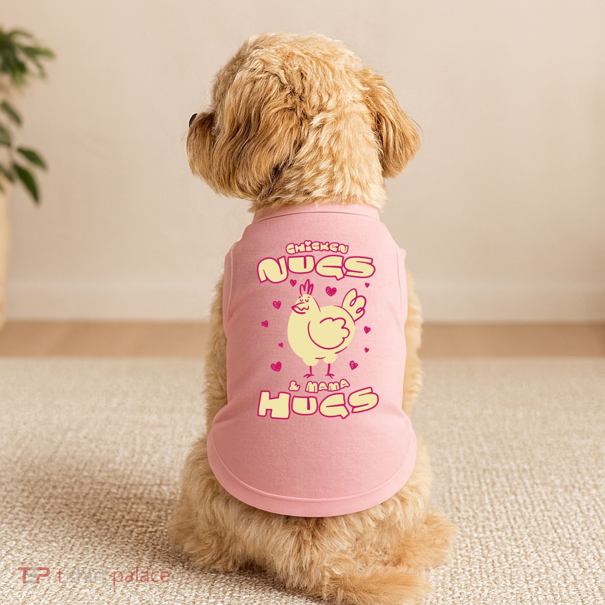 Chicken Nugs And Mama Hugs Doggie Tank
