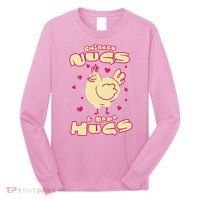 Chicken Nugs And Mama Hugs Long Sleeve Shirt thumb 0
