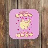 Chicken Nugs And Mama Hugs Coaster thumb 0
