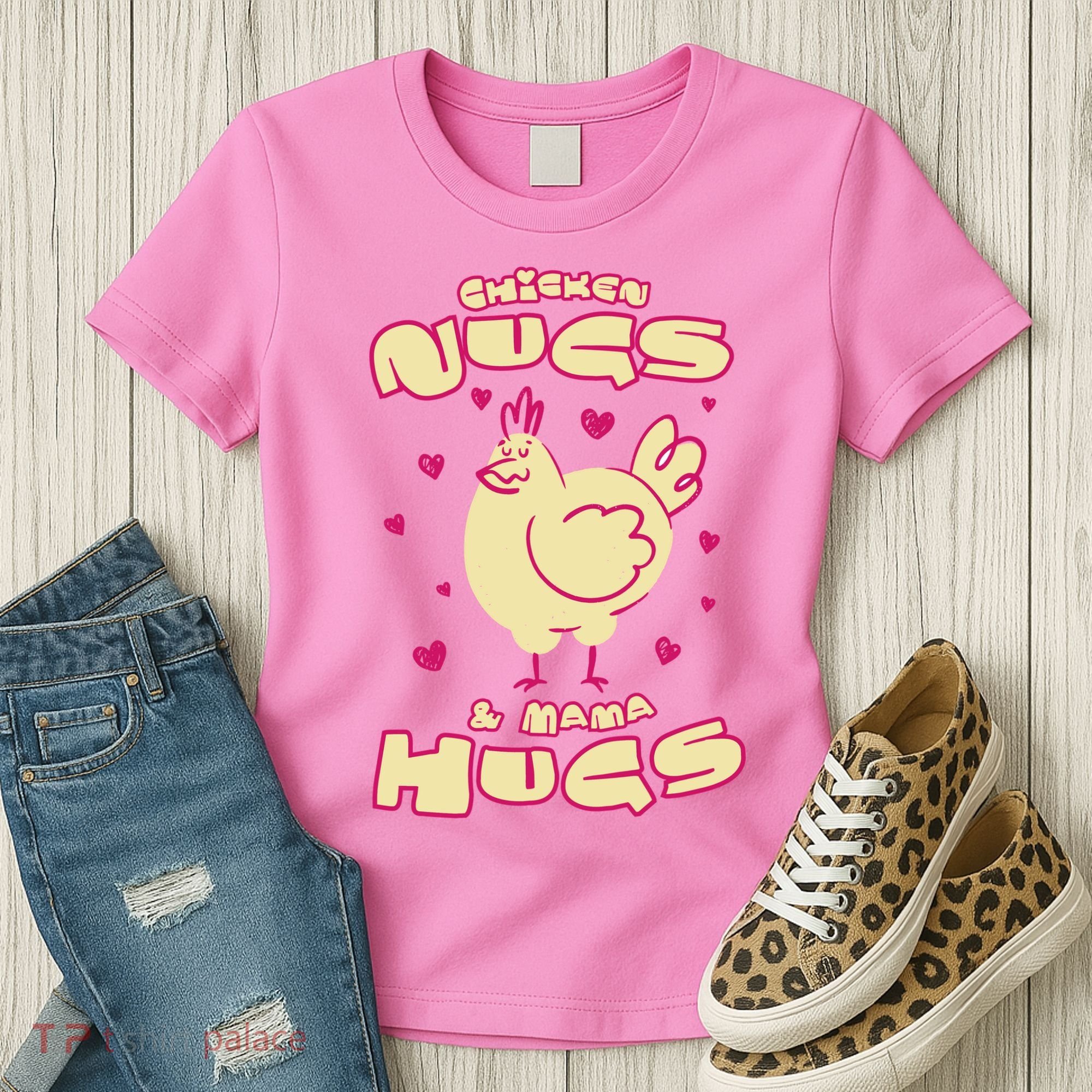 Chicken Nugs And Mama Hugs Women's T-Shirt