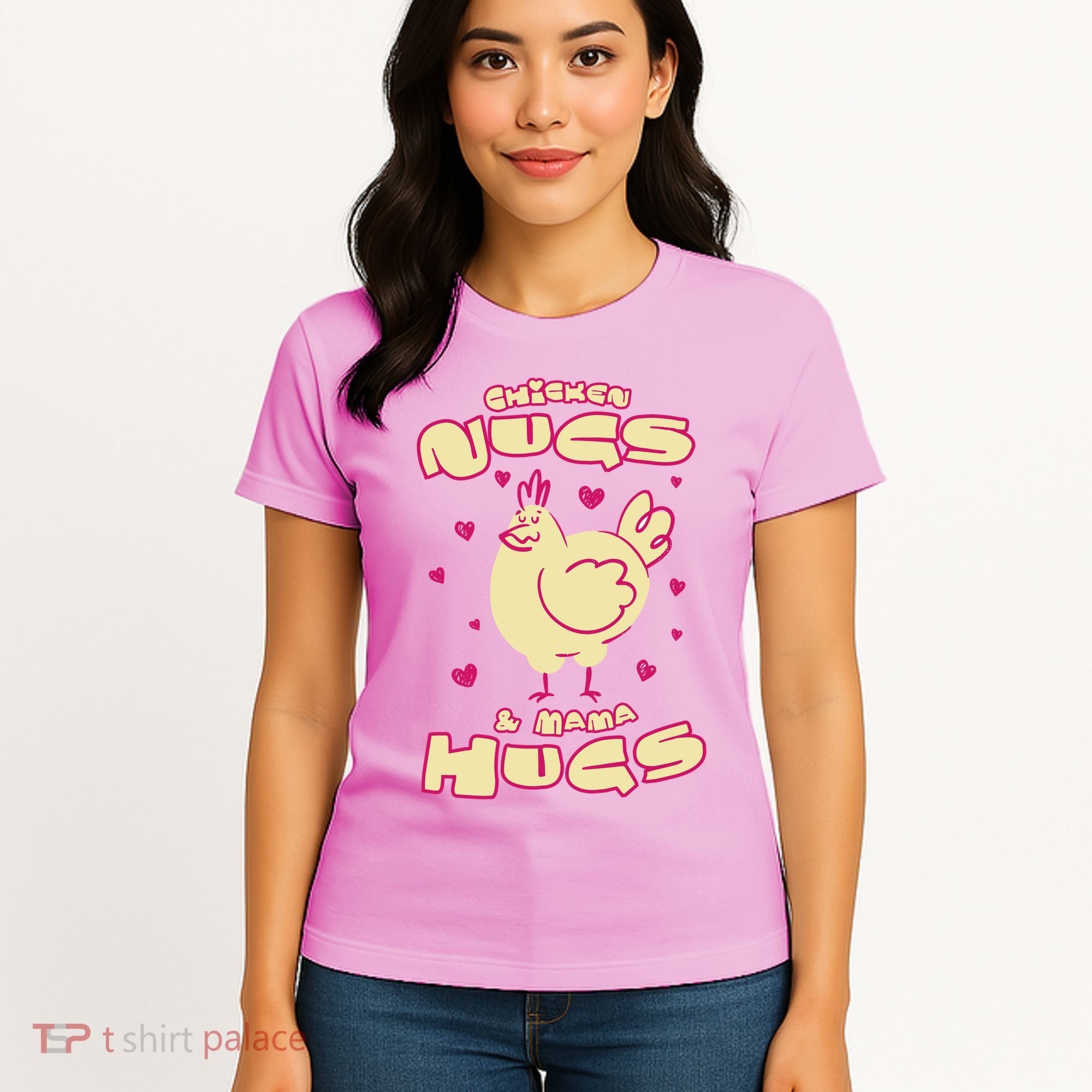 Chicken Nugs And Mama Hugs Women's T-Shirt