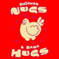 Chicken Nugs And Mama Hugs Santa Hat thumb 1