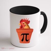 Chicken Pot Pie Funny Pi Coffee Mug thumb 1