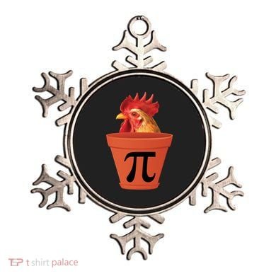Chicken Pot Pie Funny Pi Ornament