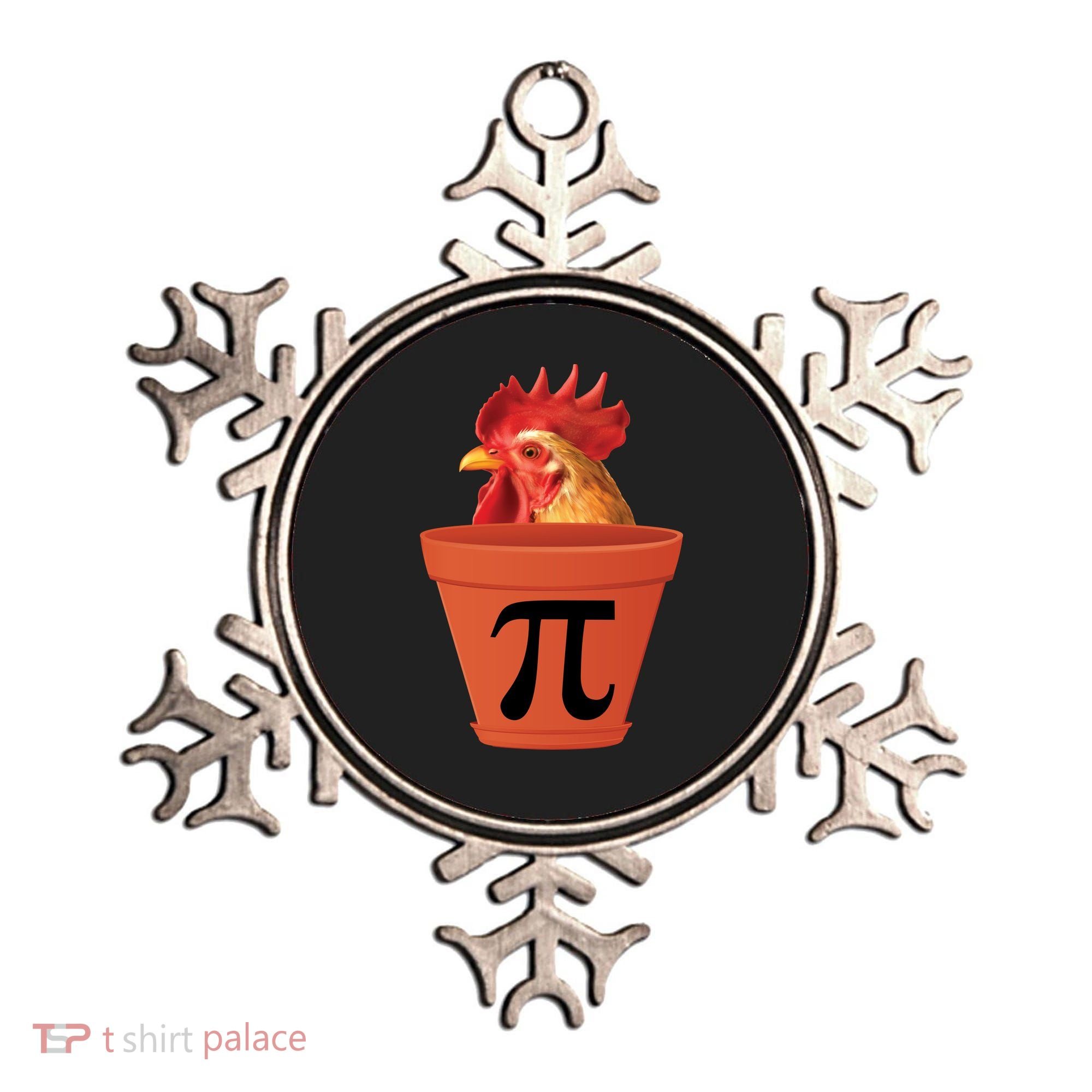 Chicken Pot Pie Funny Pi Ornament