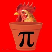 Chicken Pot Pie Funny Pi Santa Hat thumb 1
