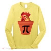 Chicken Pot Pie Funny Pi Long Sleeve Shirt thumb 0
