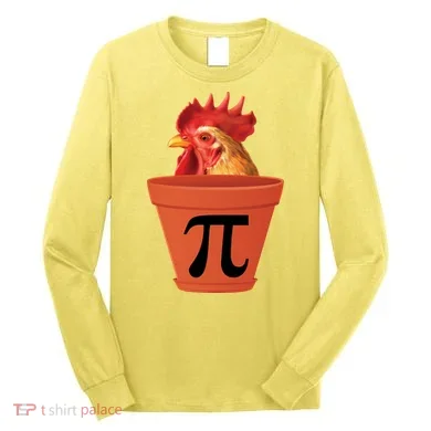 Chicken Pot Pie Funny Pi Long Sleeve Shirt