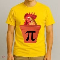 Chicken Pot Pie Funny Pi T-Shirt thumb 3
