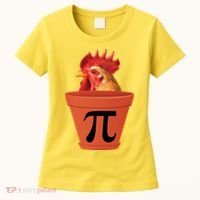 Chicken Pot Pie Funny Pi Women's T-Shirt thumb 0