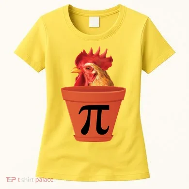 Chicken Pot Pie Funny Pi Women's T-Shirt