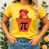 Chicken Pot Pie Funny Pi Women's T-Shirt thumb 2
