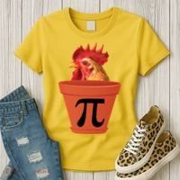 Chicken Pot Pie Funny Pi Women's T-Shirt thumb 3