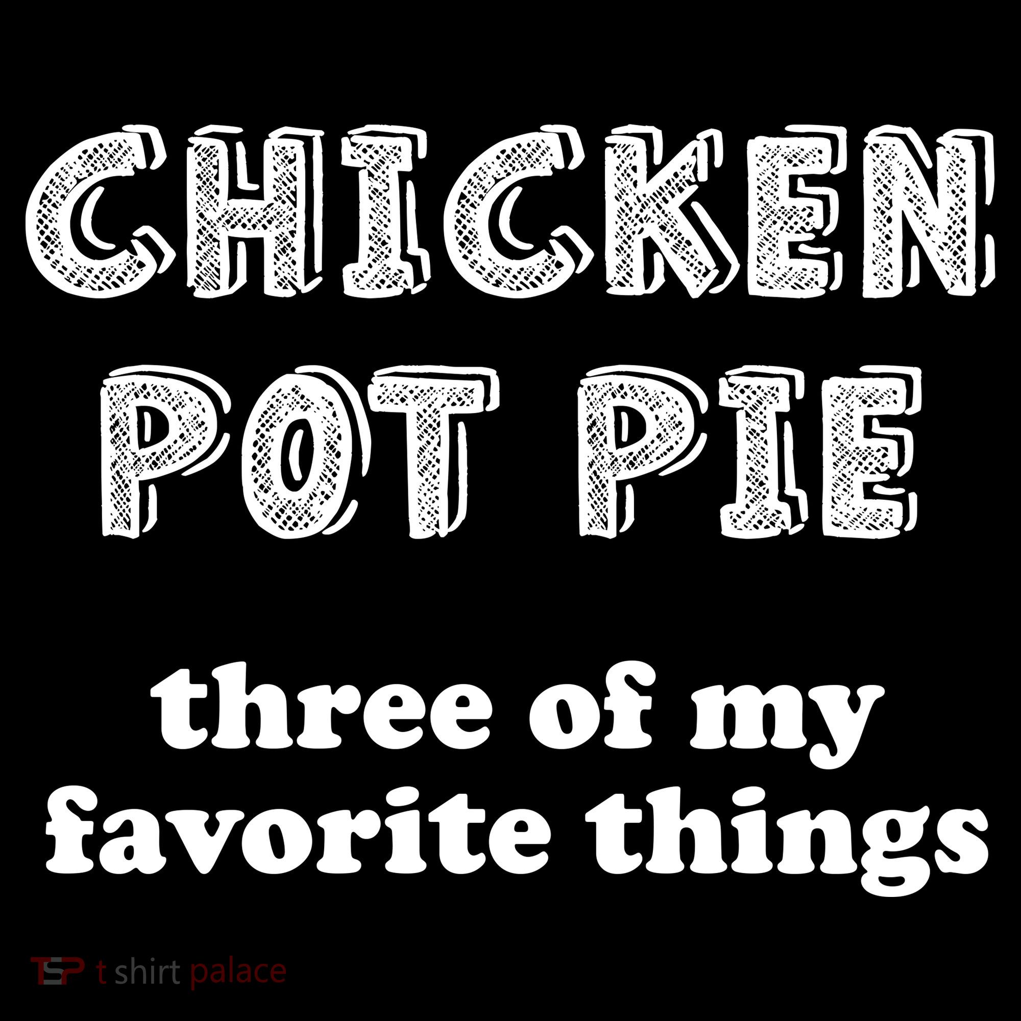 Chicken Pot Pie My Three Favorite Things Short Acrylic Beanie