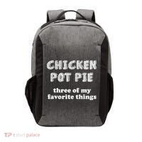 Chicken Pot Pie My Three Favorite Things Vector Backpack thumb 0
