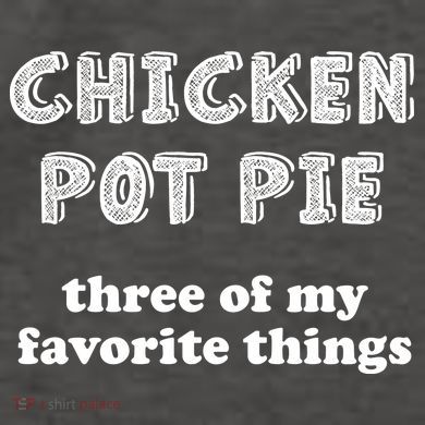 Chicken Pot Pie My Three Favorite Things Vector Backpack