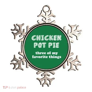 Chicken Pot Pie My Three Favorite Things Ornament