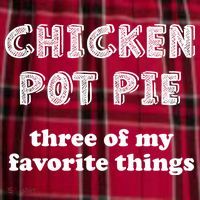 Chicken Pot Pie My Three Favorite Things Women's Flannel Plaid Pajama Pants thumb 2