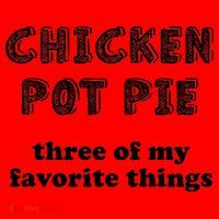 Chicken Pot Pie My Three Favorite Things Santa Hat thumb 1