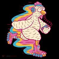 Chicken Roller Skating Backpack thumb 2