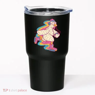 Chicken Roller Skating Tumbler