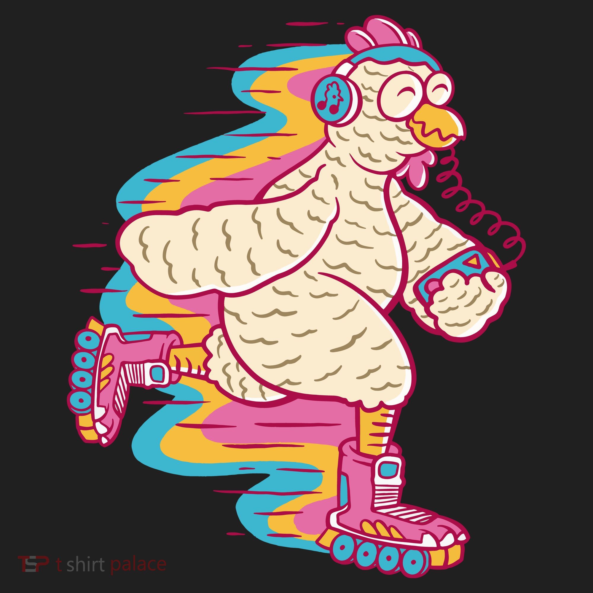 Chicken Roller Skating Tumbler