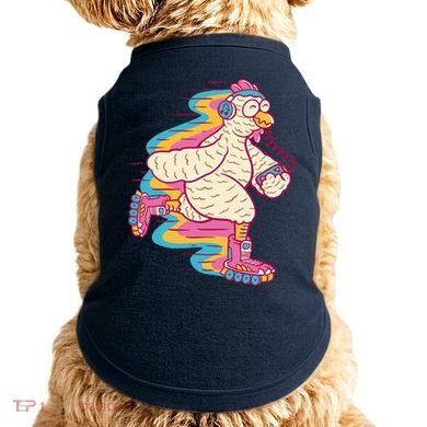 Chicken Roller Skating Doggie Tank
