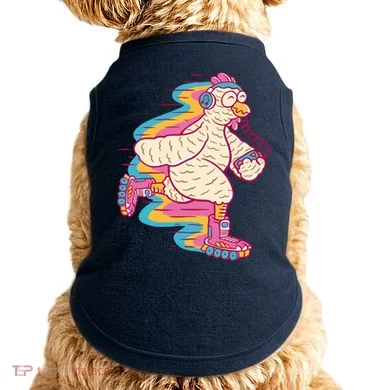 Chicken Roller Skating Doggie Tank