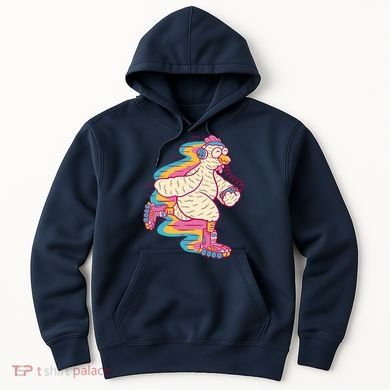 Chicken Roller Skating Hoodie