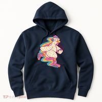 Chicken Roller Skating Hoodie thumb 0