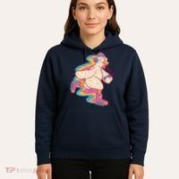 Chicken Roller Skating Hoodie thumb 5