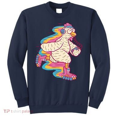 Chicken Roller Skating Sweatshirt