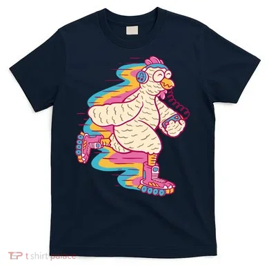 Chicken Roller Skating T-Shirt
