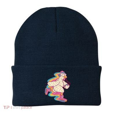 Chicken Roller Skating Beanie