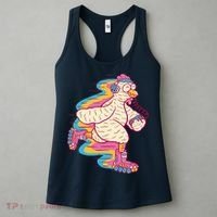 Chicken Roller Skating Women's Tank Top thumb 3