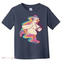 Chicken Roller Skating Toddler T-Shirt thumb 0