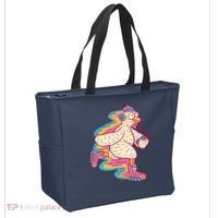 Chicken Roller Skating Tote Bag thumb 2