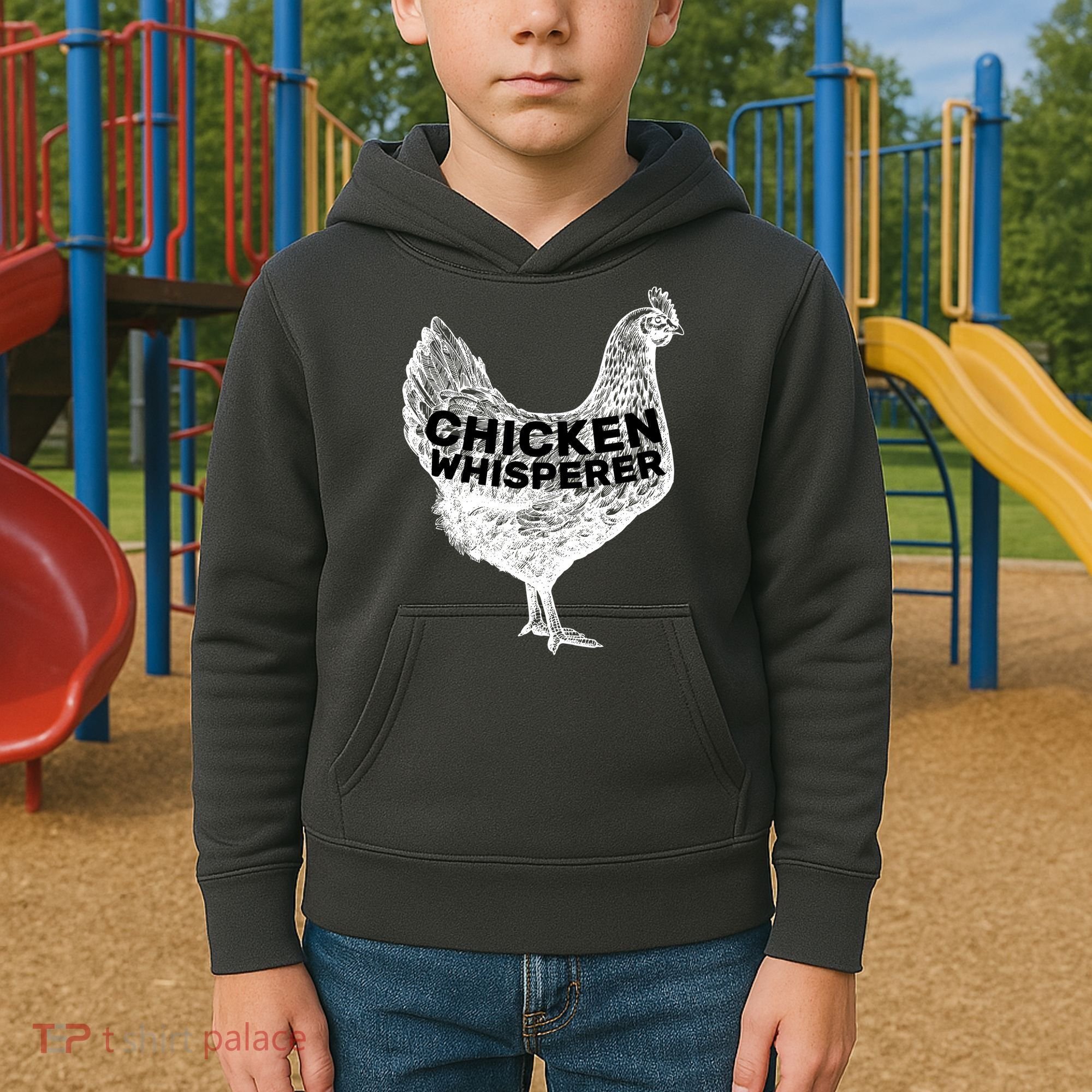 Chicken Whisperer Kids Hoodie