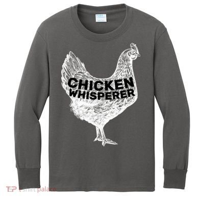 Chicken Whisperer Kids Long Sleeve Shirt
