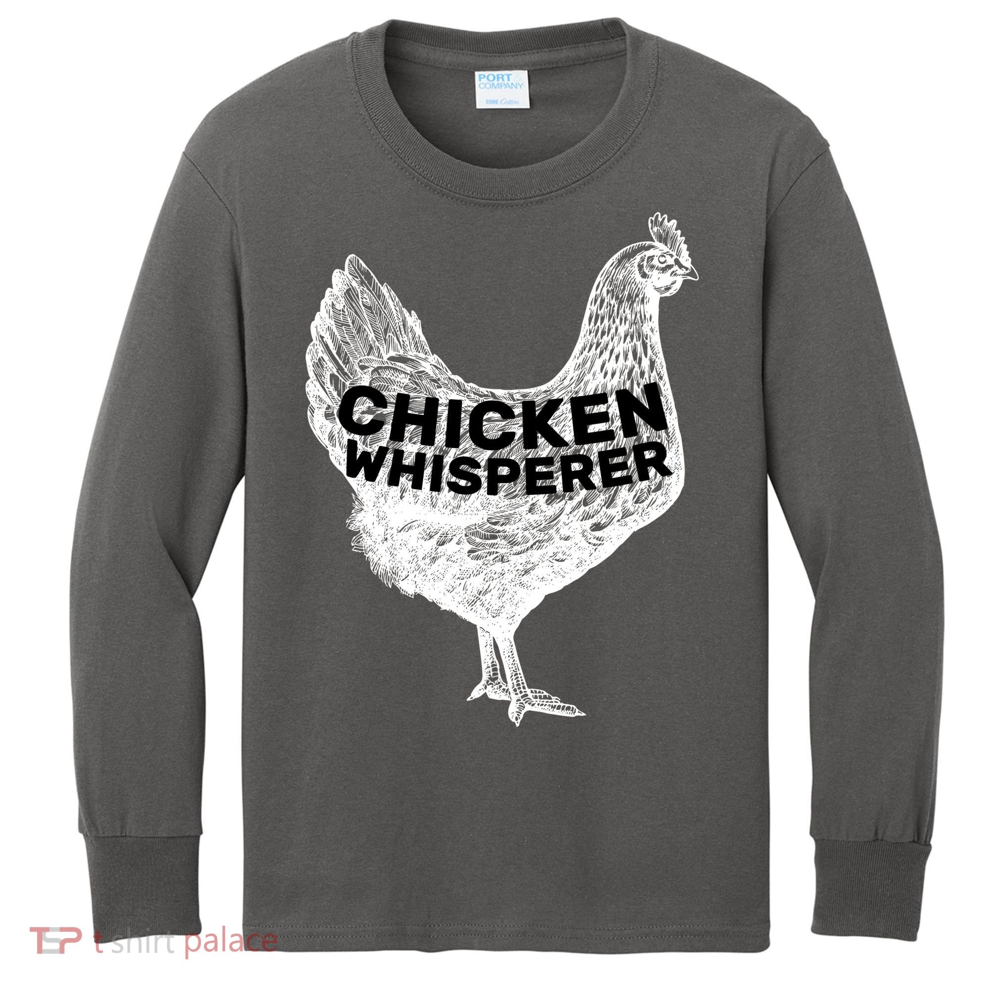 Chicken Whisperer Kids Long Sleeve Shirt