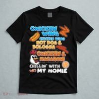 Chicken Wing Hot Dog Bologna Macaroni Homie T-Shirt thumb 5