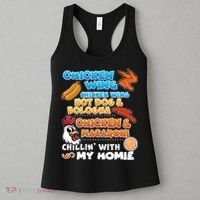 Chicken Wing Hot Dog Bologna Macaroni Homie Women's Tank Top thumb 3