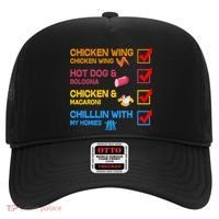 Chicken Wing Hot Dog Macaroni Chillin With My Homies Hat thumb 0