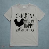 Chickens Make Me Happy, You Not So Much Funny T-Shirt thumb 5